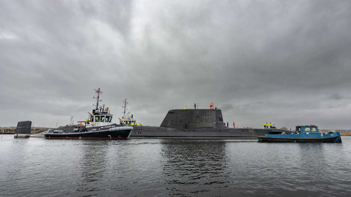 BAE Systems Delivers Fifth And Most Advanced Astute Submarine To The