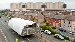 Eighty Tonne Submarine Module Moved