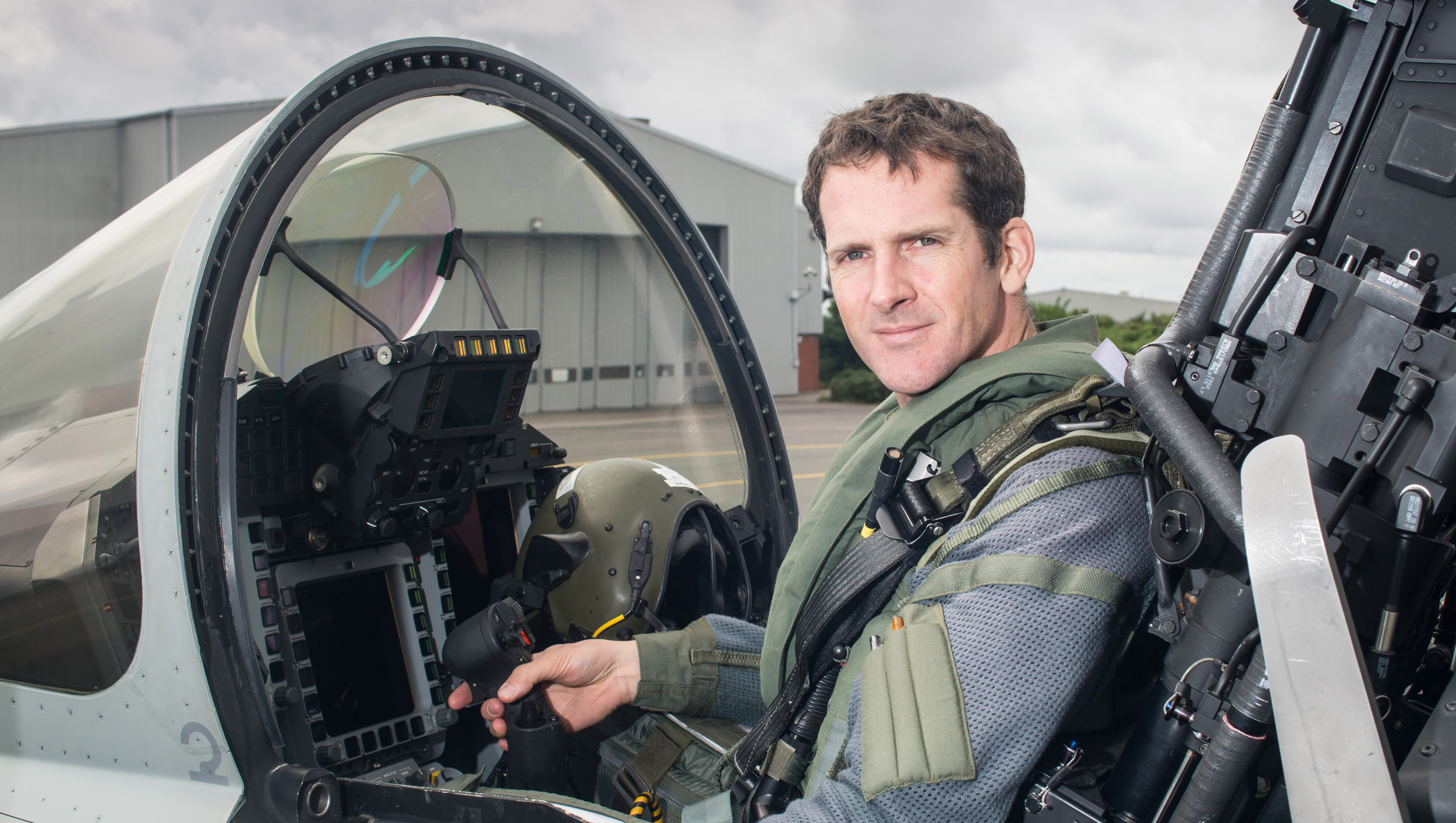 Typhoon test pilot Steve Long