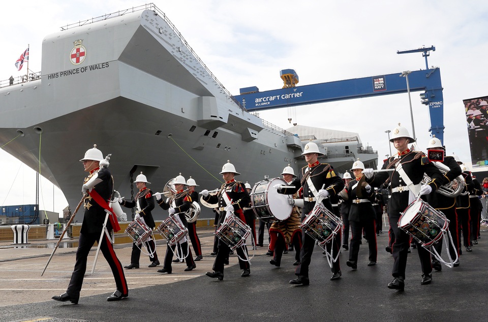 HMS Prince of Wales naming ceremony 1