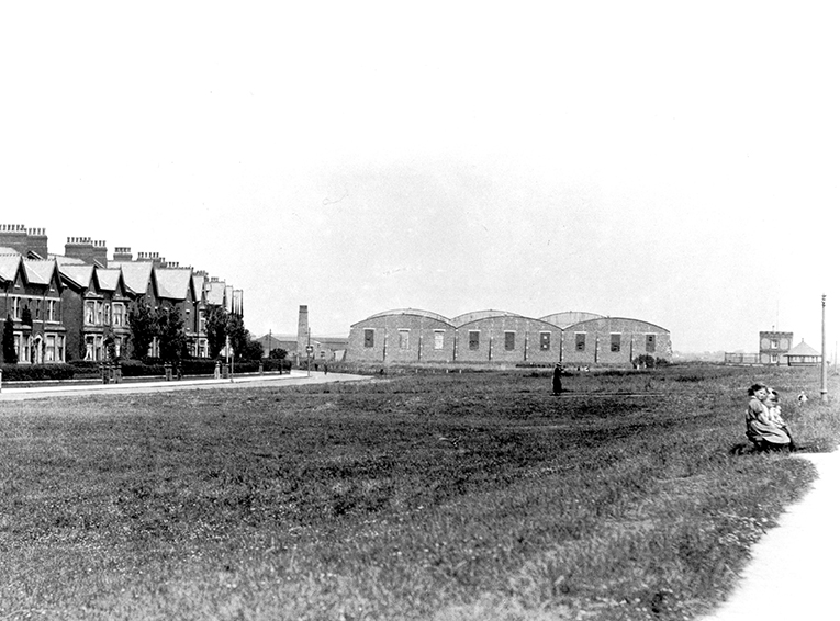 Images of the old Lytham site where the flying boats were built by Dick, Kerr and Co and English Electric