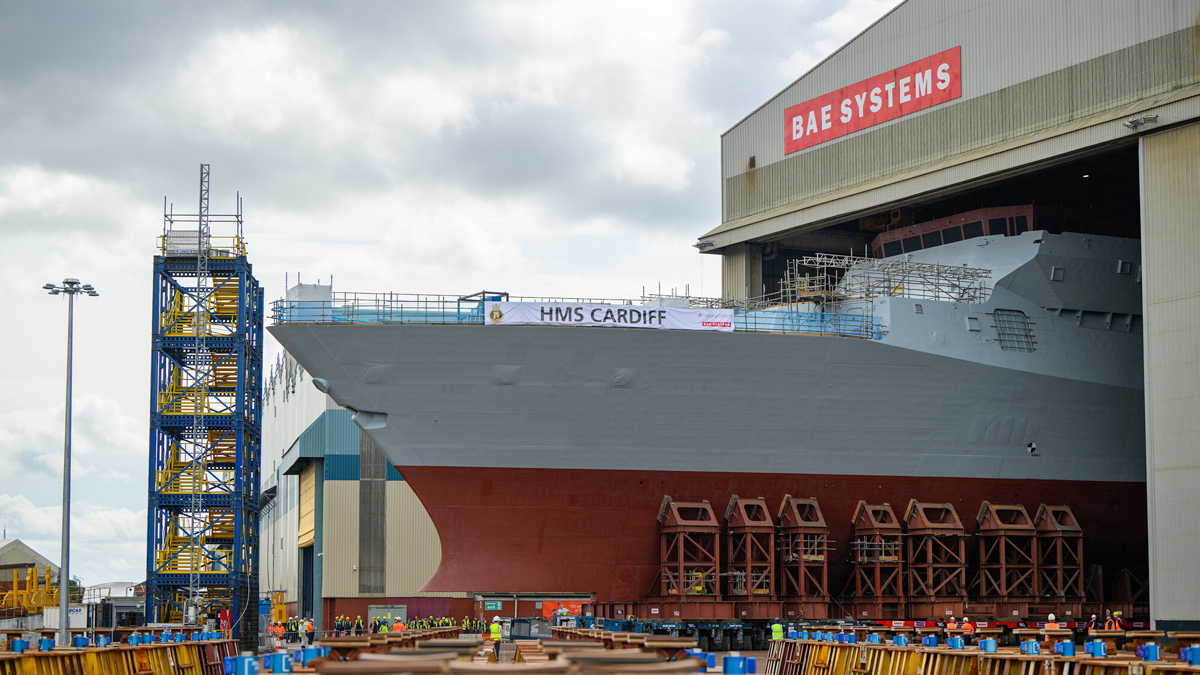 HMS Cardiff roll-out