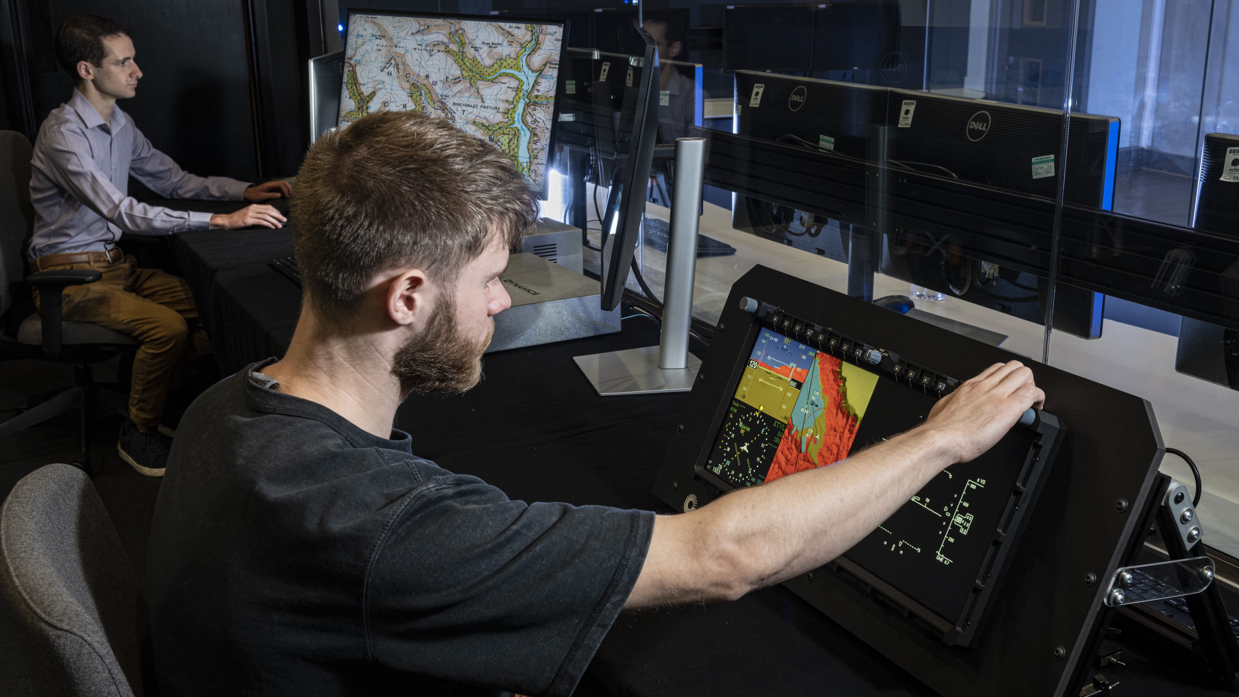 Tom Dickie on a Typhoon development rig