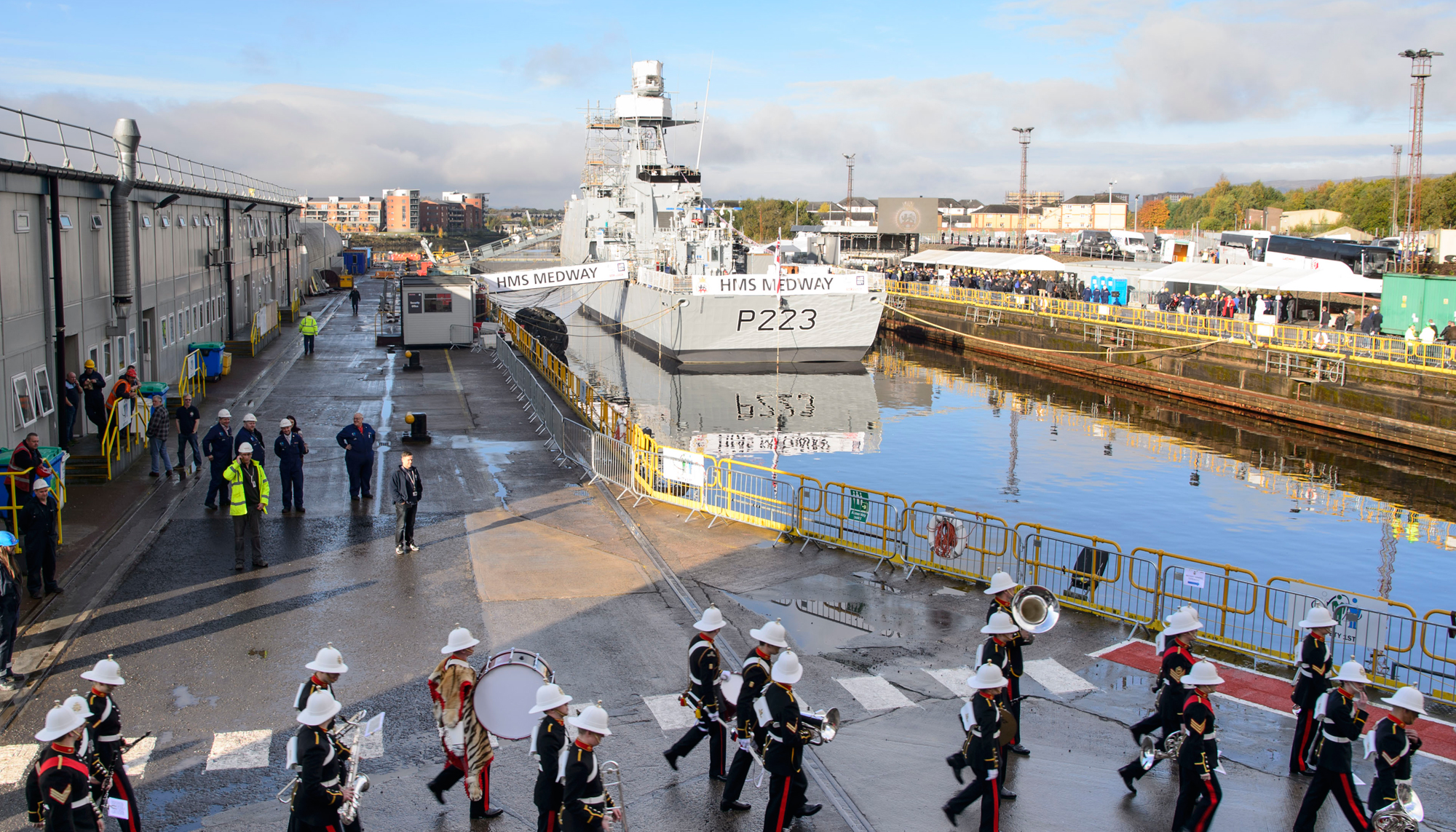 Image of HMS MEDWAY naming ceremony