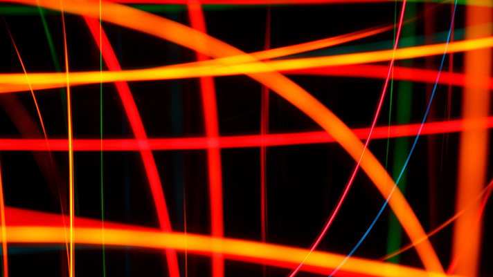 Orange lines abstract image