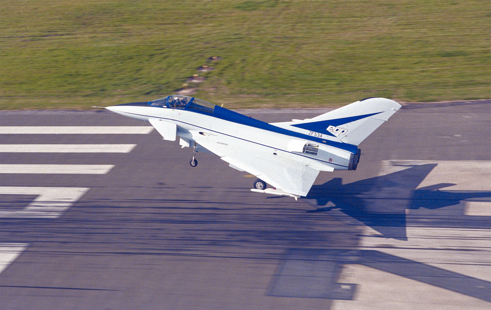 EAP landing at Farnborough Air Show