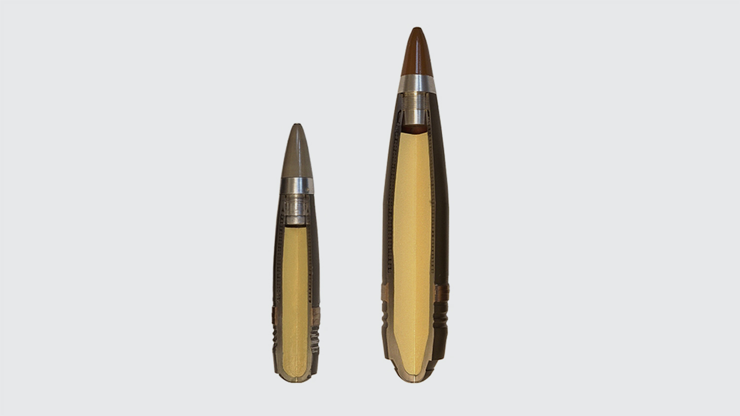 57Mk3 Naval BAE Systems’ new 2P ammunition was developed based on its proven 3P ammunition, pictured here.