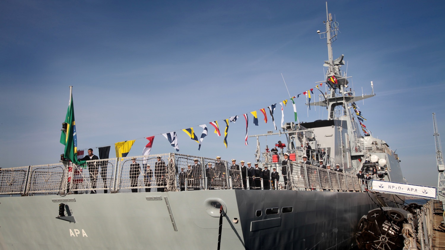 Ocean Patrol Vessel APA is handed over to the Brazilian Navy