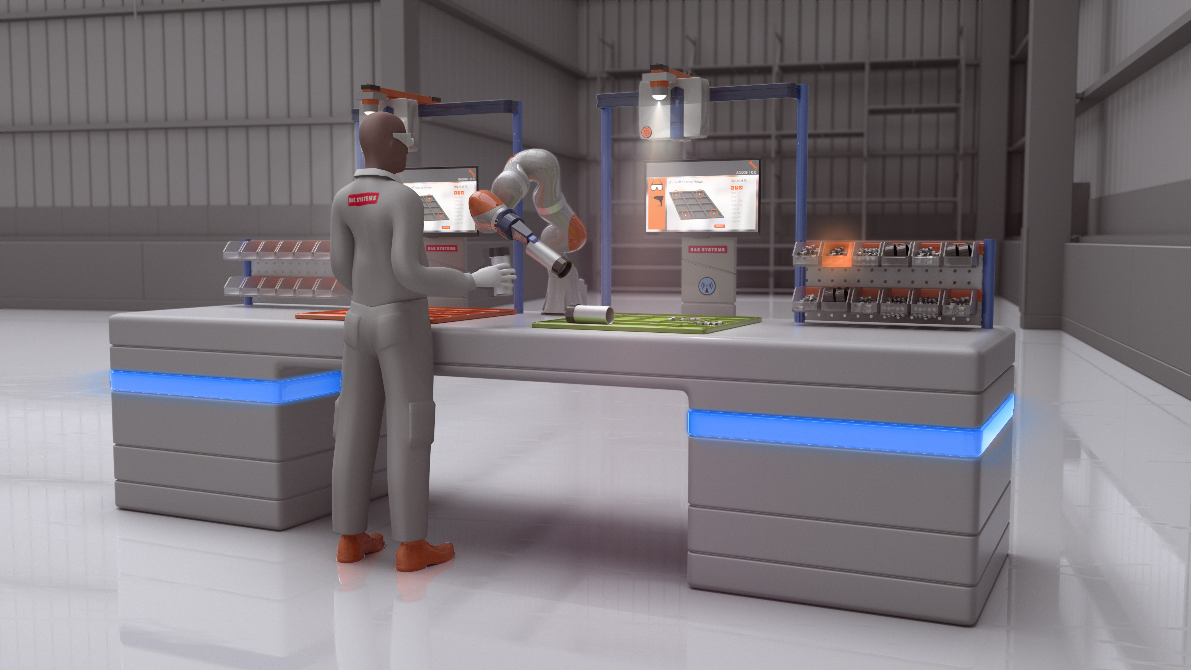 Image showing factory of the future