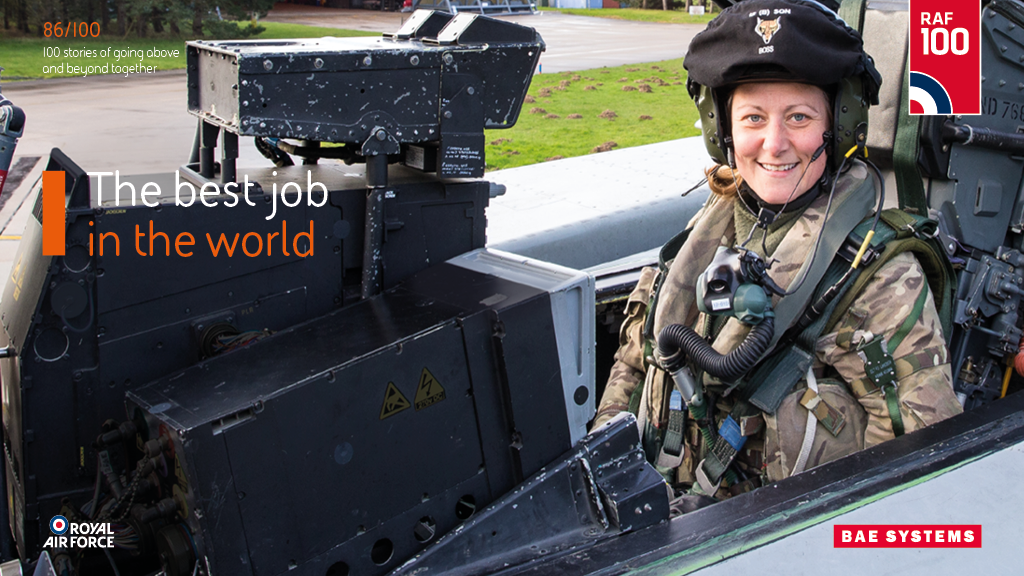 Image of Nikki Thomas in cockpit