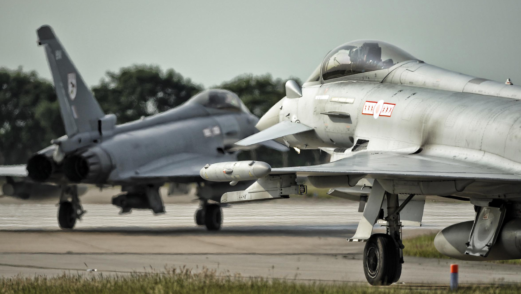 The Royal Air Force has completed the biggest training mission ever undertaken by its Typhoon force.