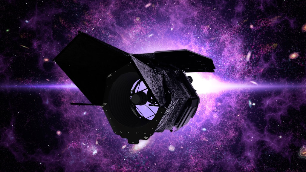 Roman telescope rendering (Credit: NASA)