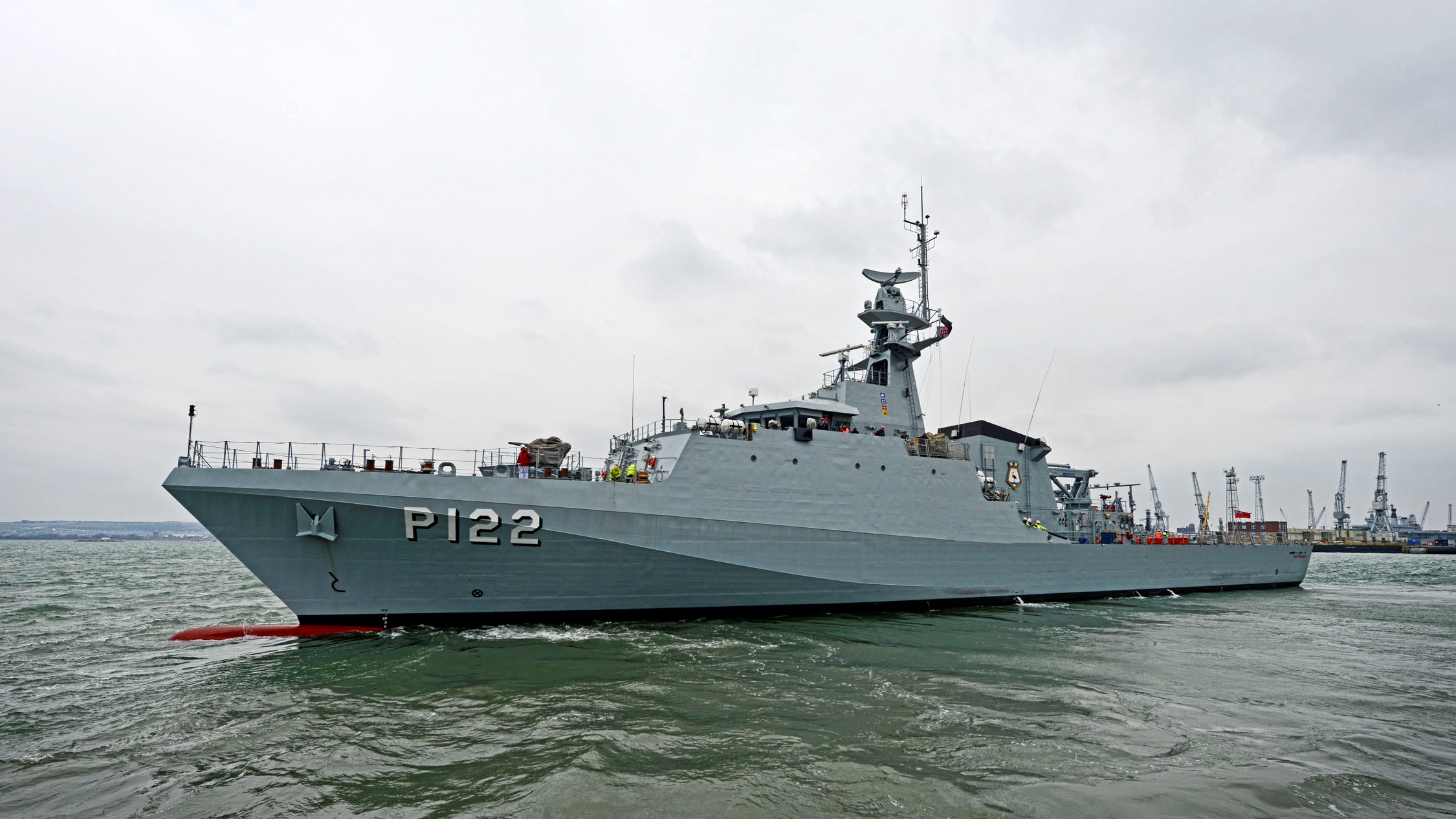 Brazil OPV 'Araguari' Departs on Sea Trials