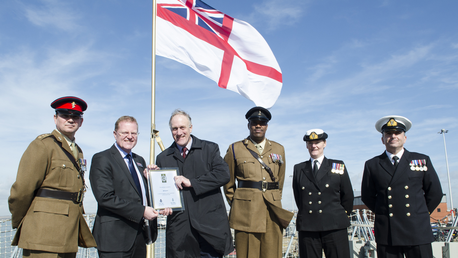 Image of a signing of a revised Armed Forces Corporate Covenant