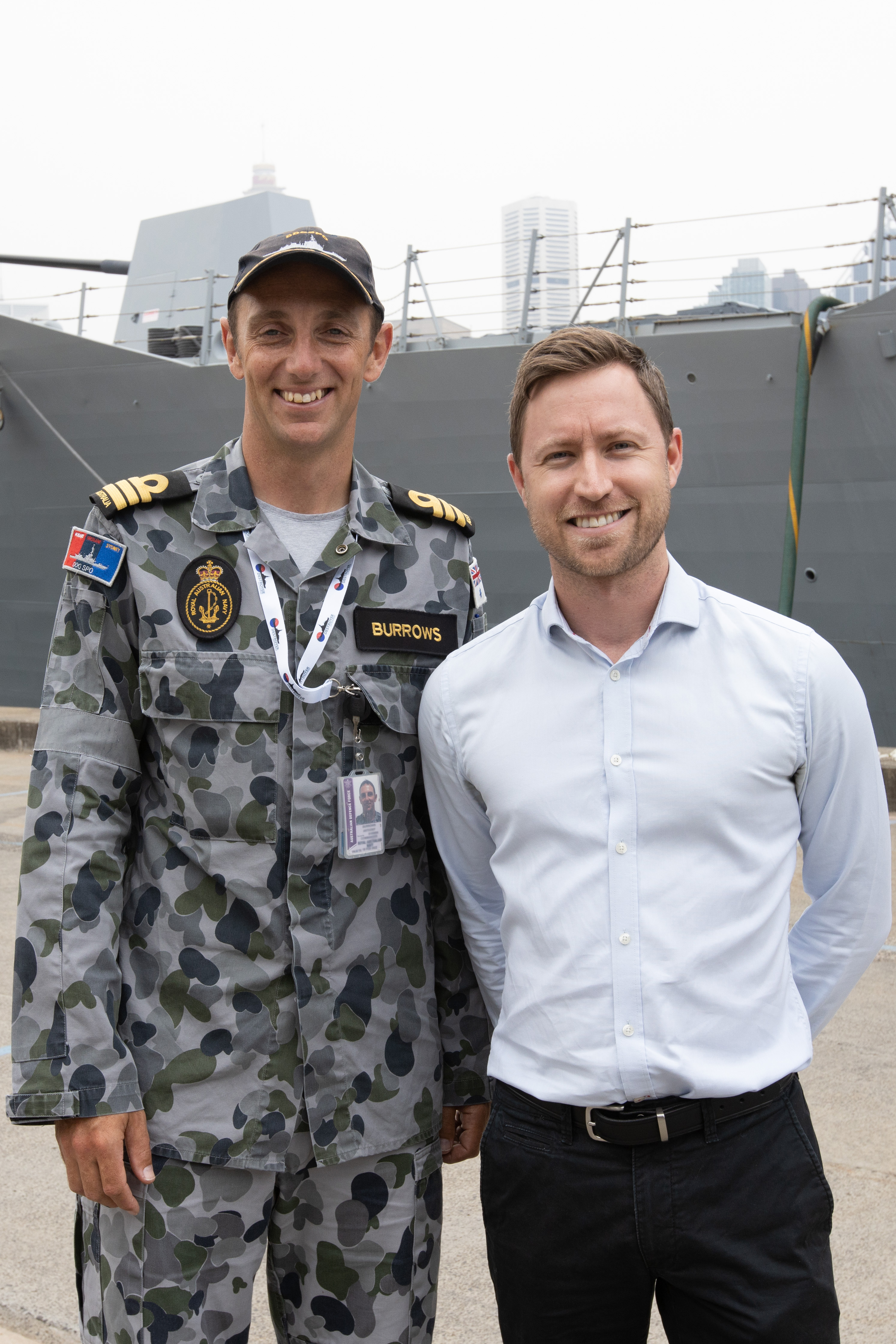 Scott and Commander Burrows