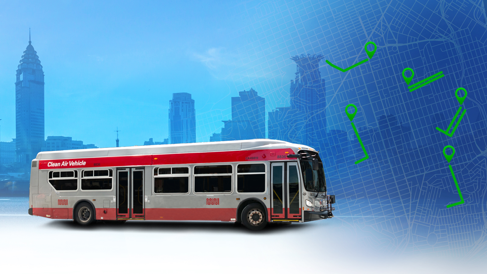  BAE Systems collaborated with San Francisco to geofence areas throughout the city where transit buses will operate solely on battery electric power.