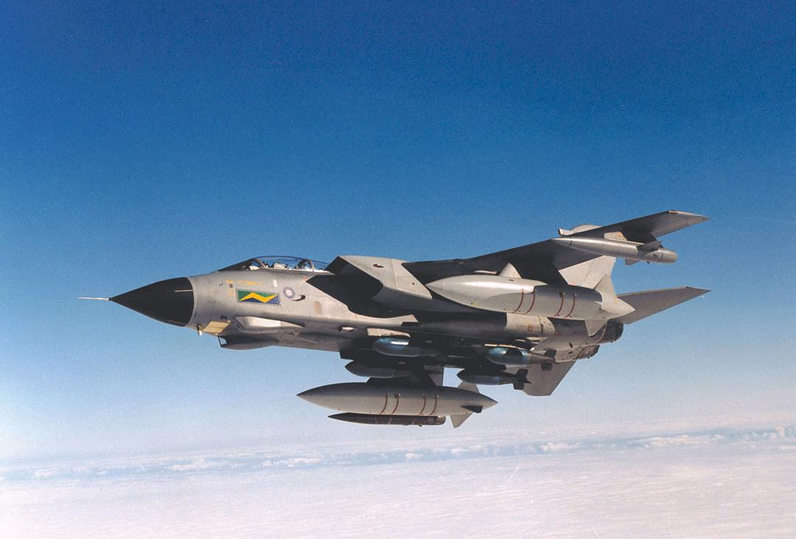 Tornado GR4, in flight