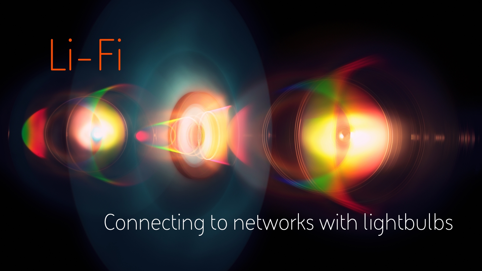 Connecting to networks with lightbulbs