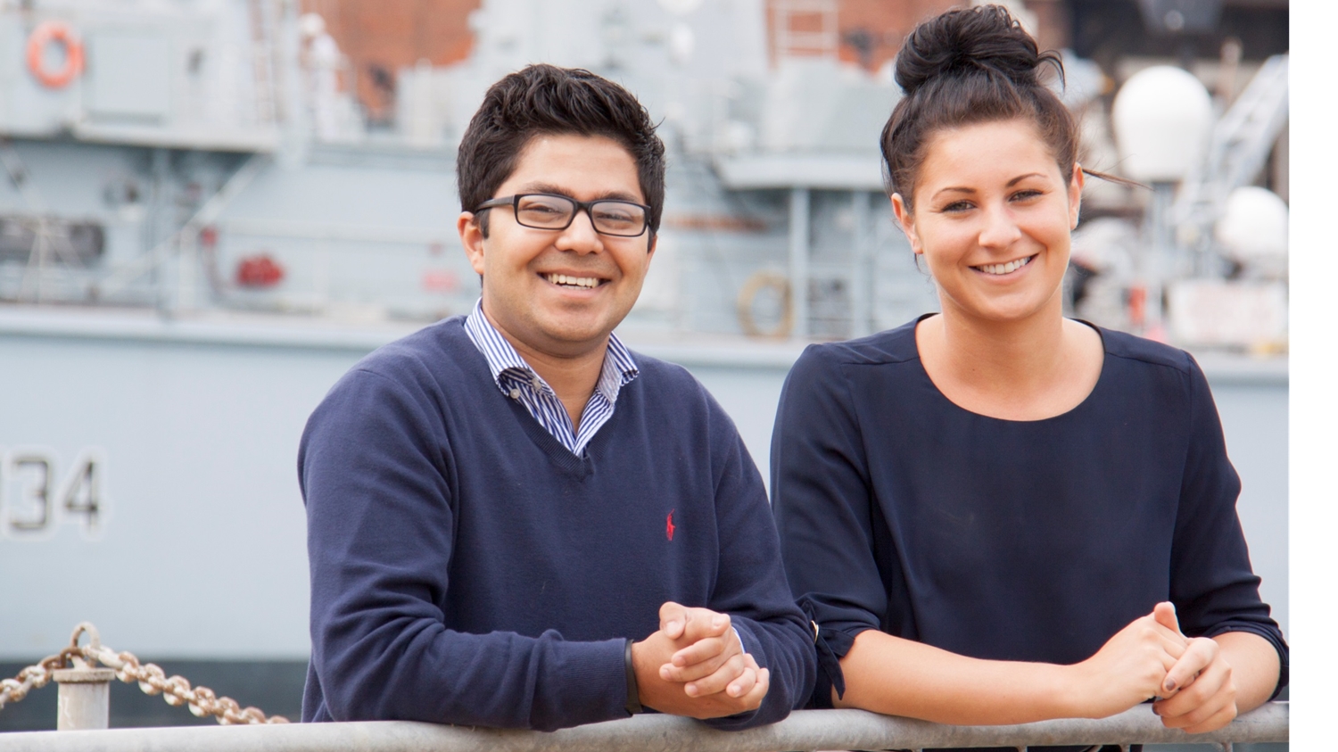 Summer interns at Portsmouth Naval Base