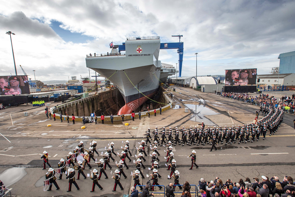 HMS Prince of Wales naming ceremony 4