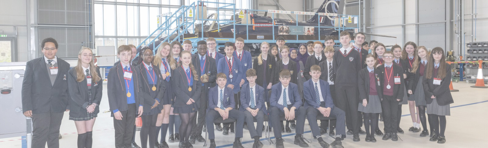 Group of students from Lancs schools involved with CREATE Education programme