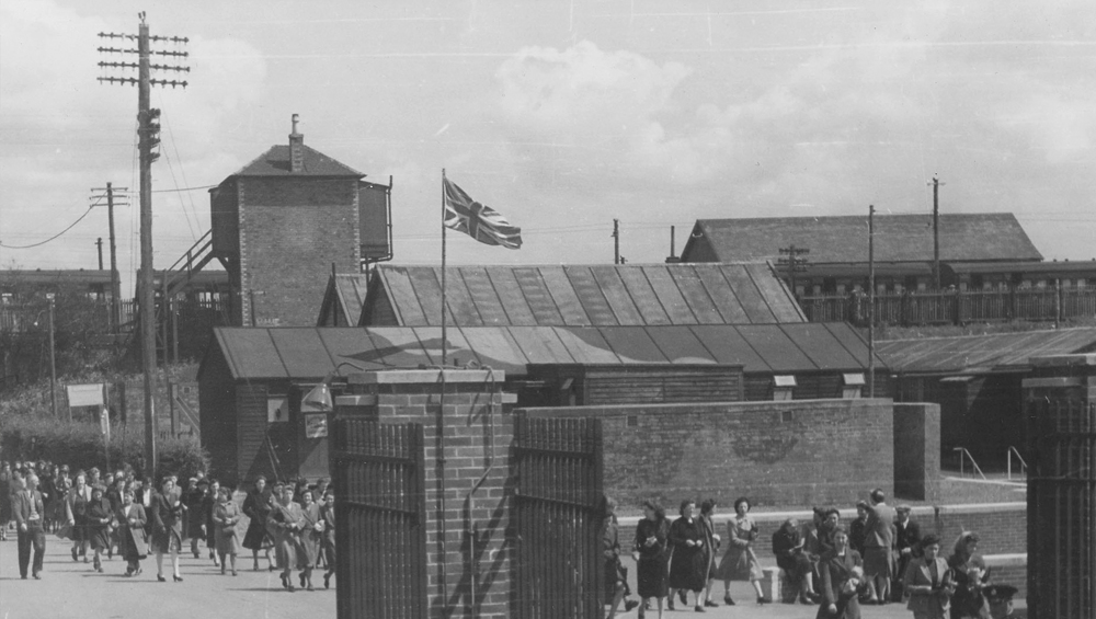 Bishopton Royal Ordnance Factory entrance