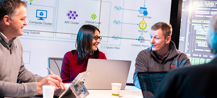 Image of Microsoft collaboration