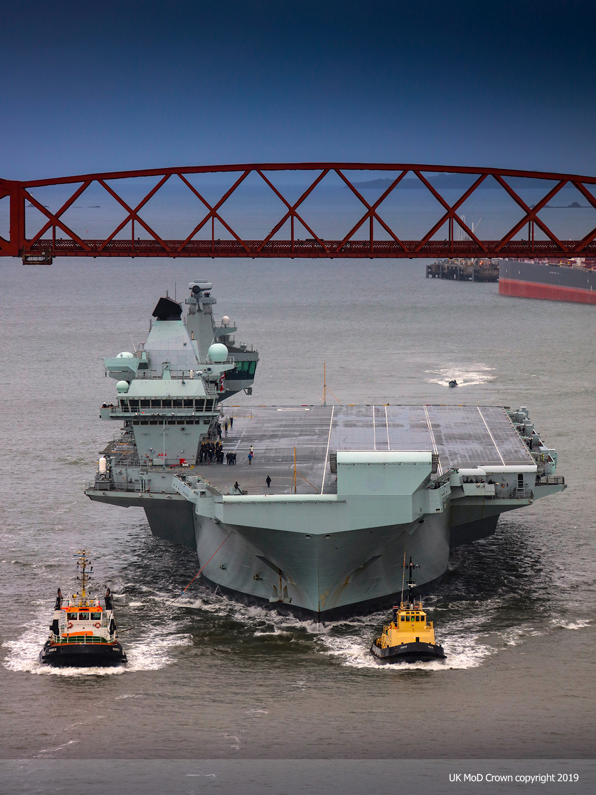 Image of HMS Queen Elizabeth April 2019