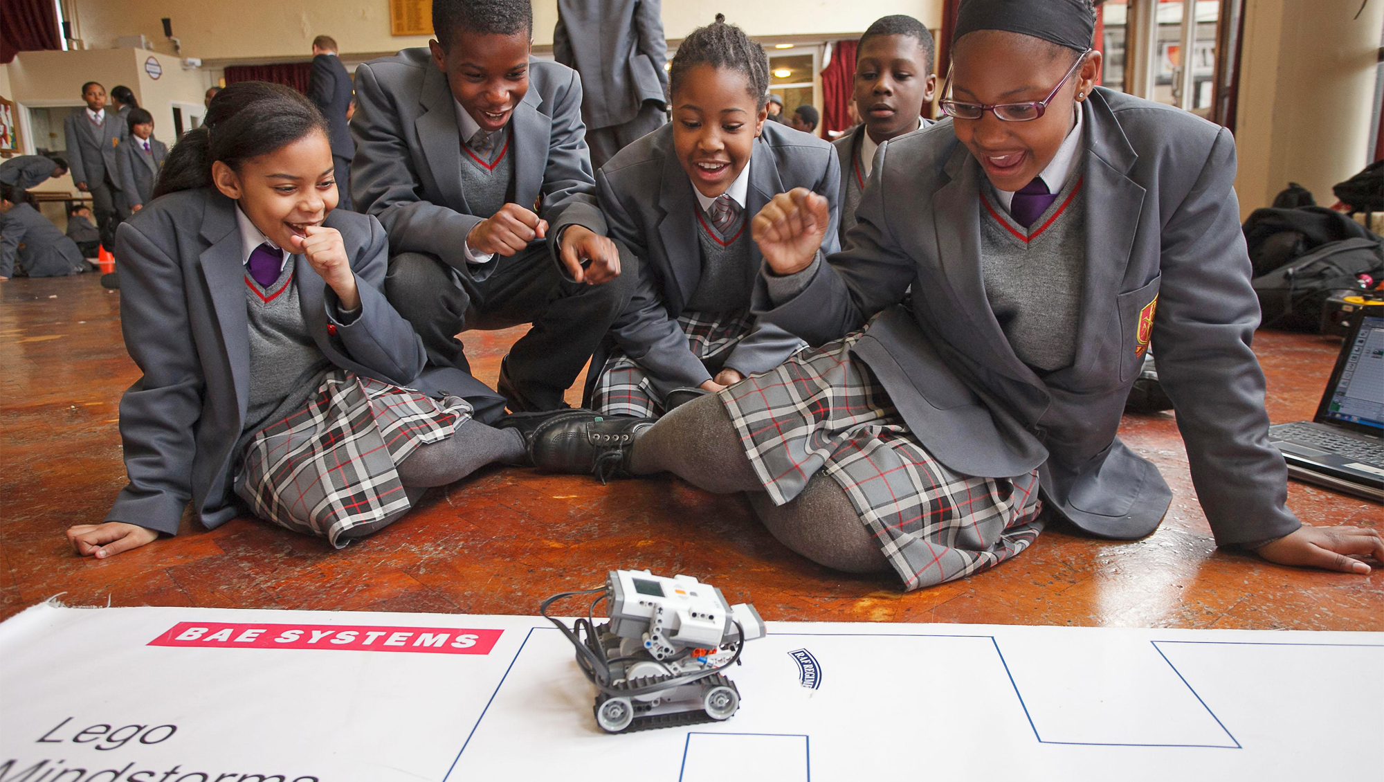 Pupils at the Sacred Heart Roman Catholic School