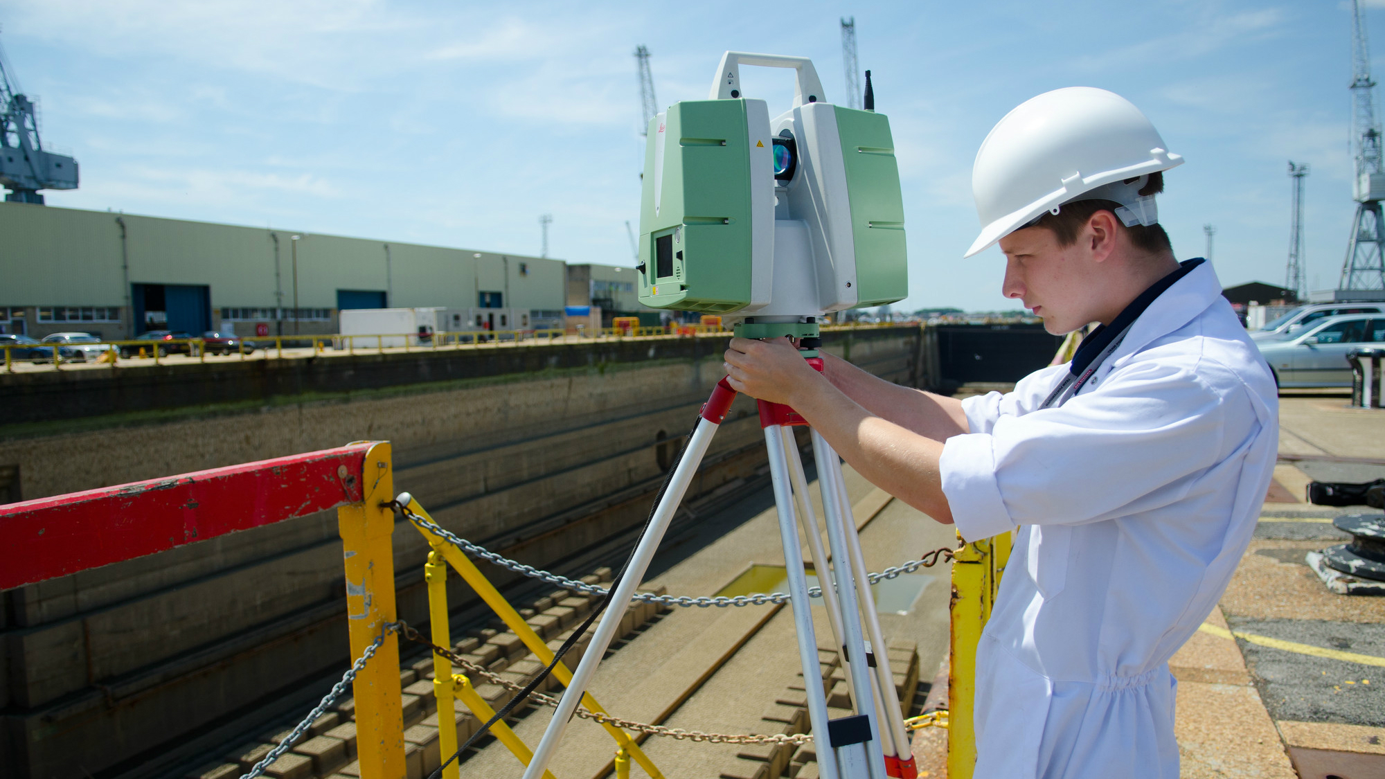 Image of apprentice at work