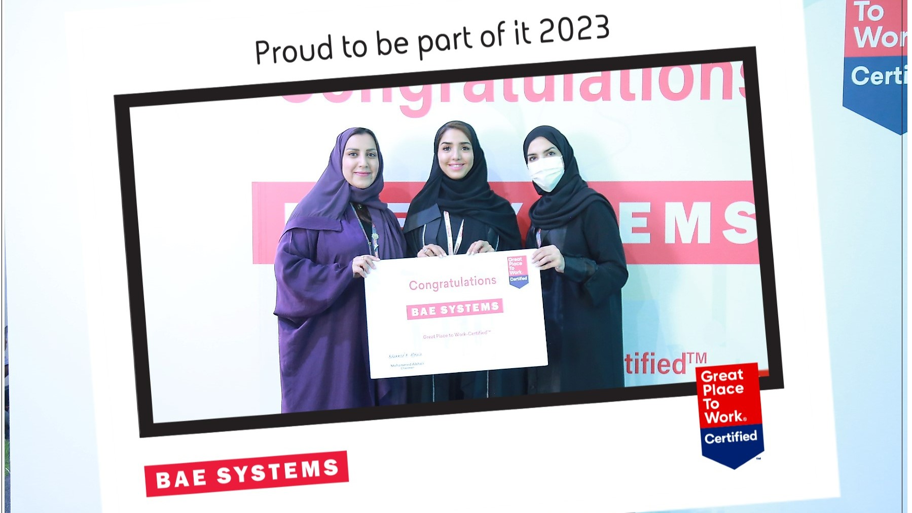 Colleagues celebrate at Great Place to Work awards