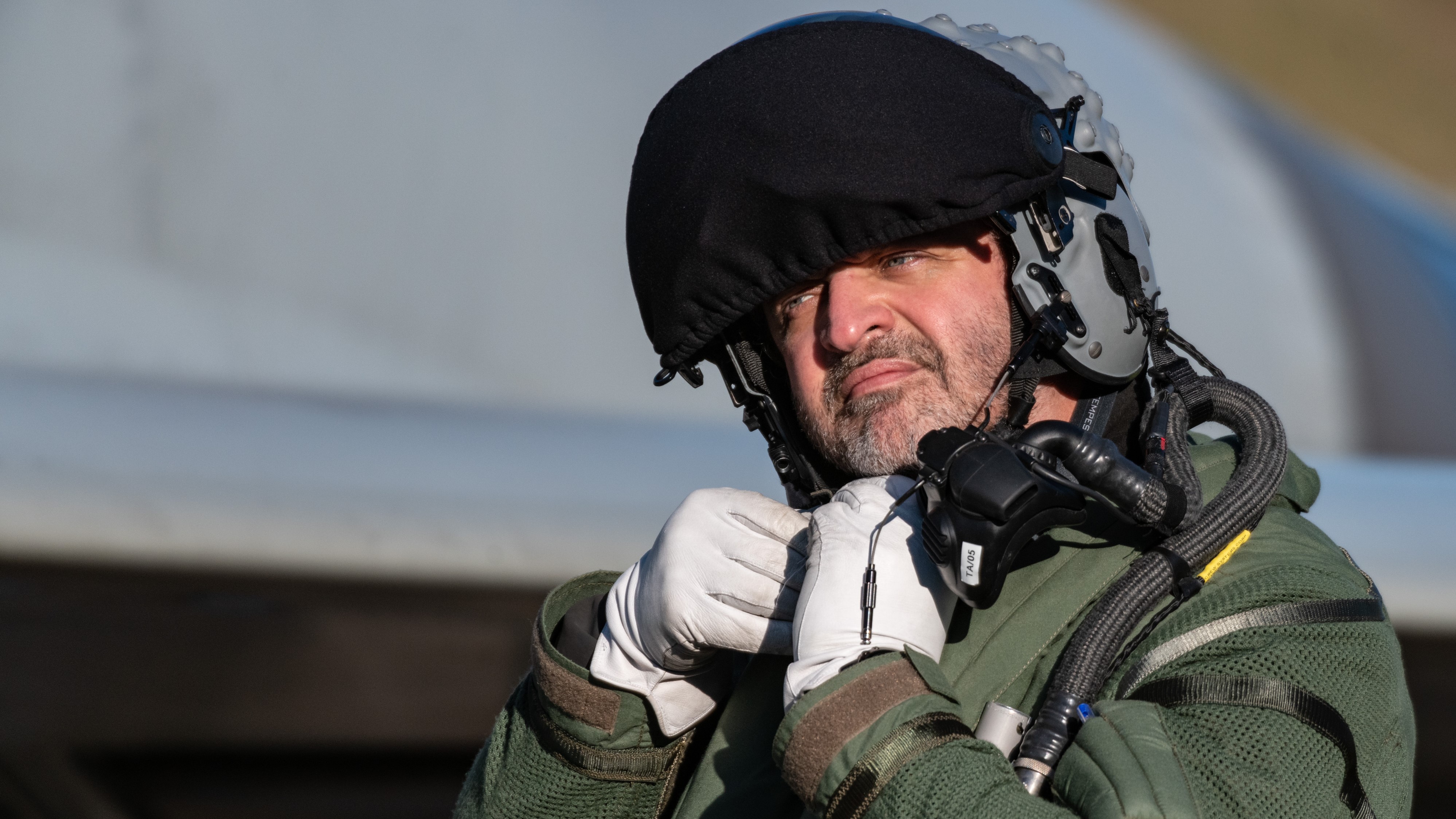 Steve Formoso prepares to go flying