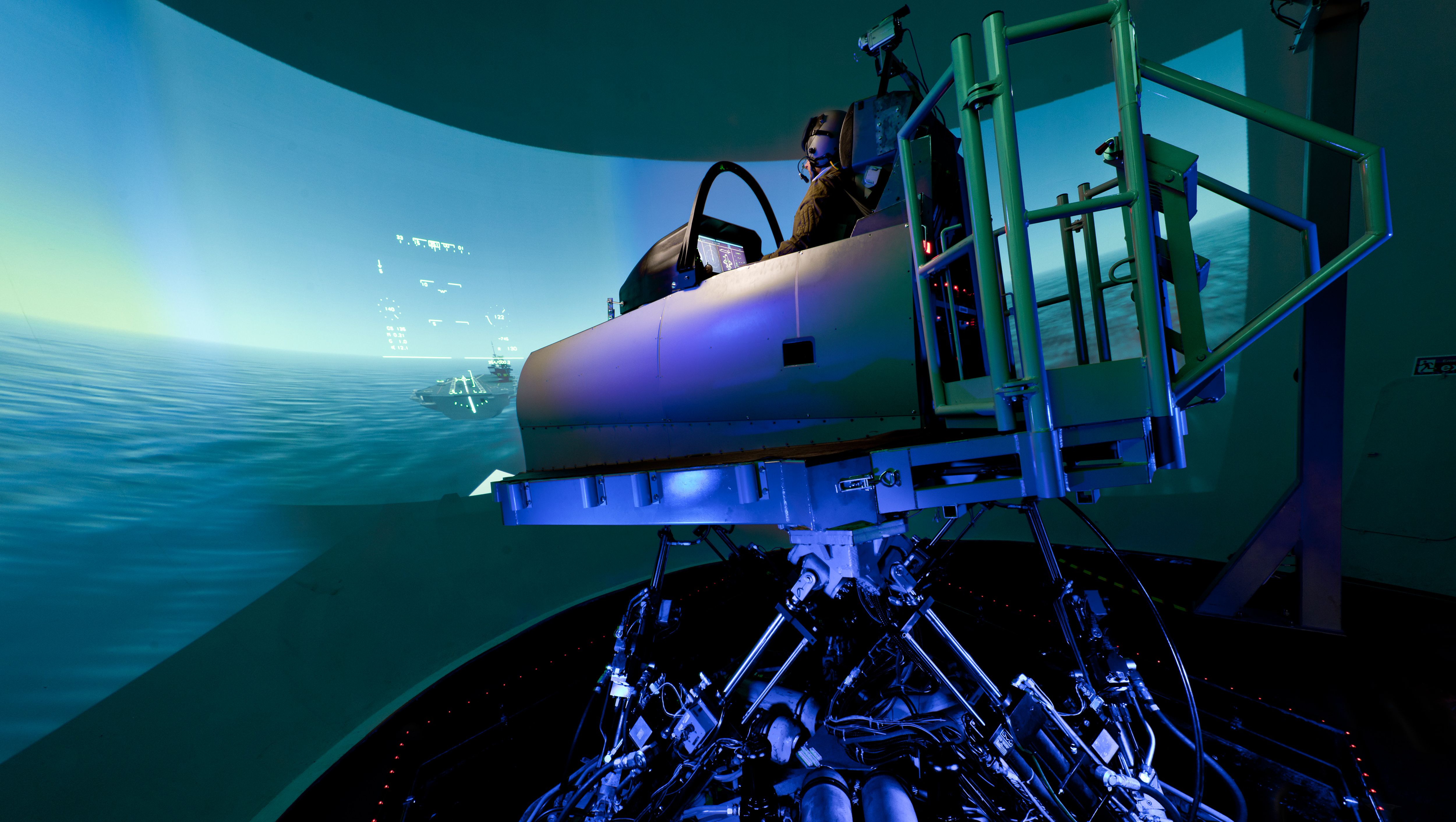 F-35 simulation facility at BAE Systems' Warton site