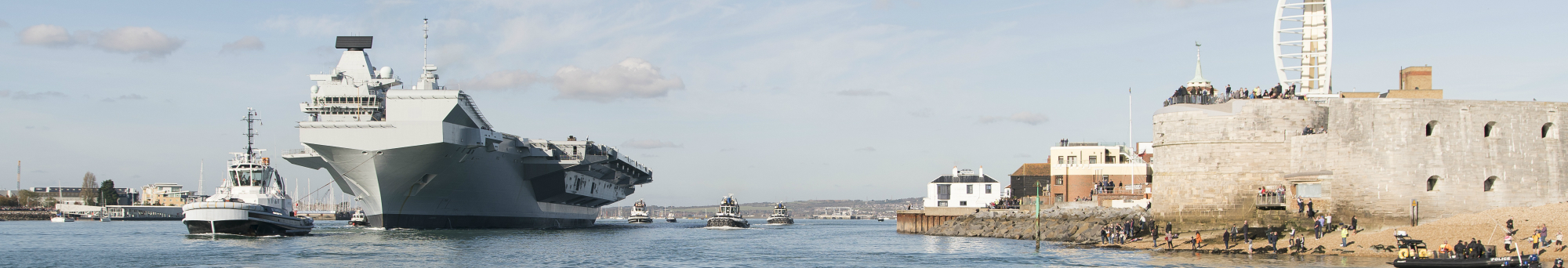 HMS Queen Elizabeth departure