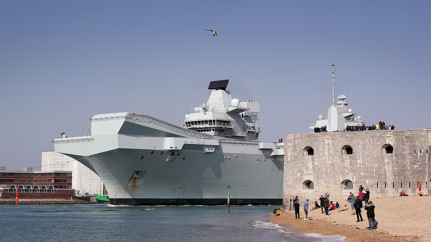 Image of HMS Queen Elizabeth April 2019