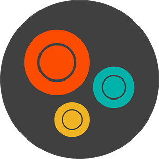 Spinning plates icon