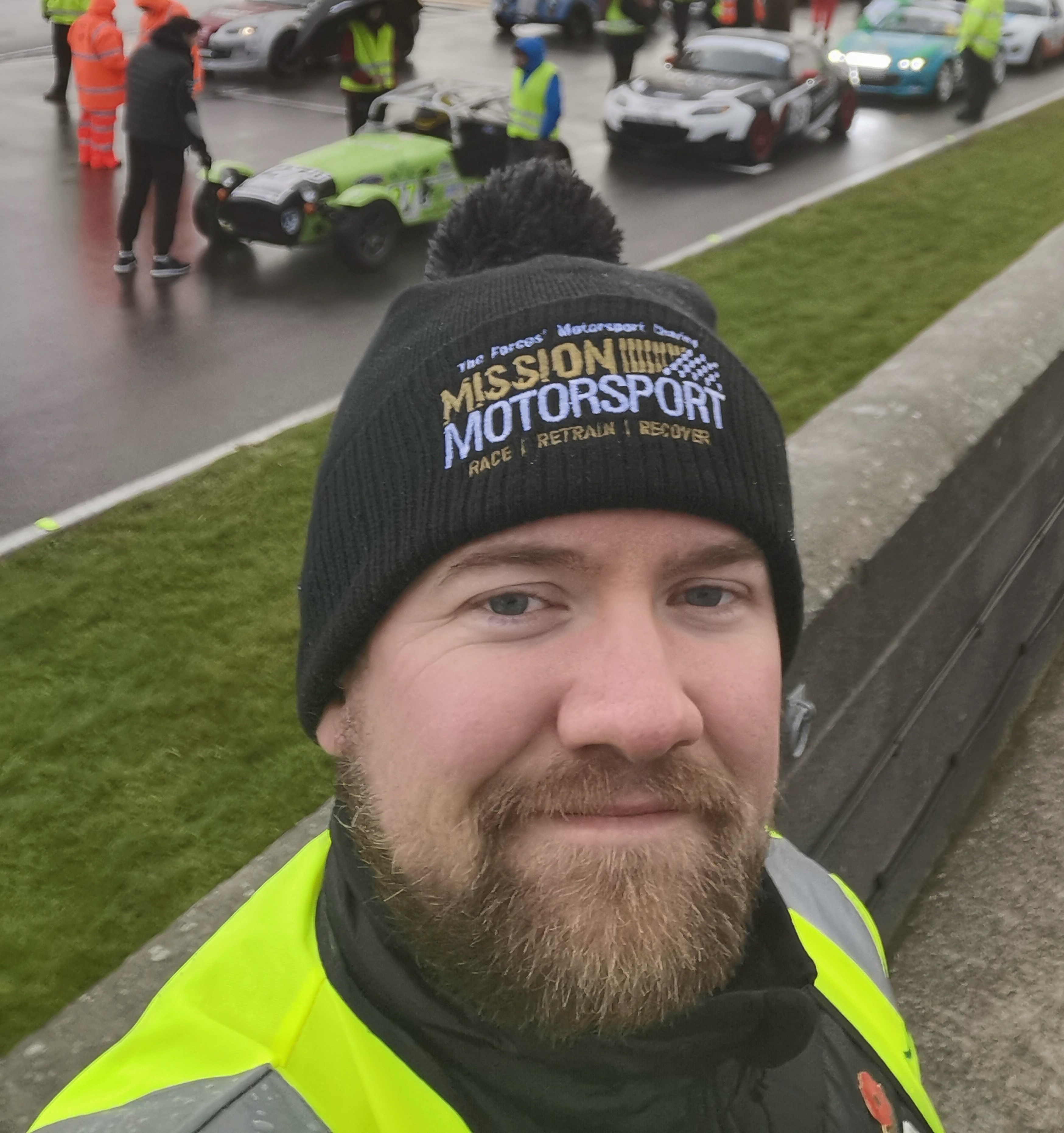 Martin at Mission Motorsport racecourse