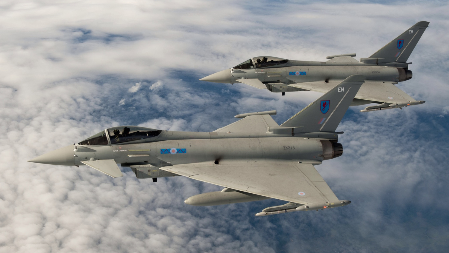 Eurofighter Typhoon over Malaysia