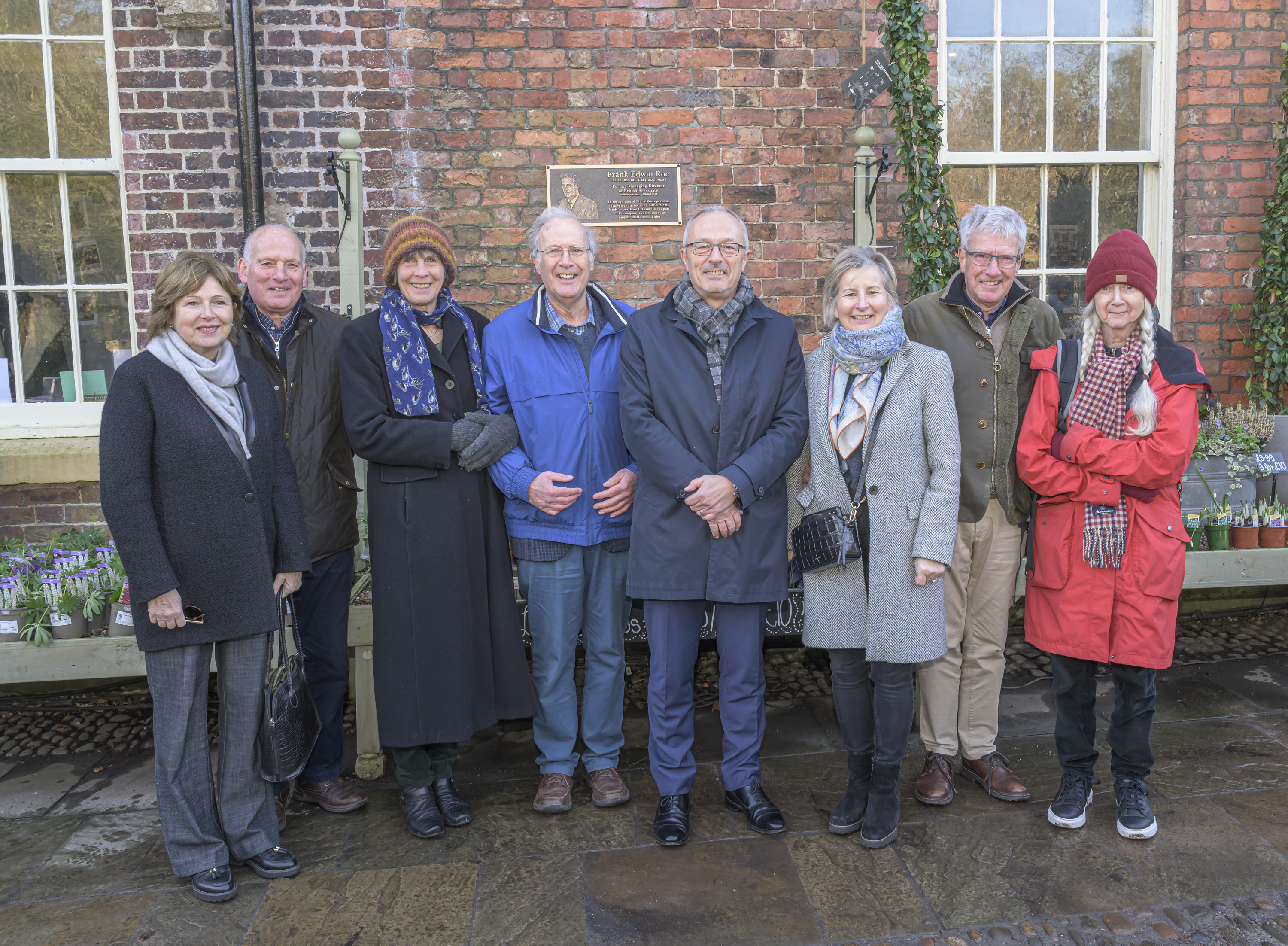 After passing away in 2014 his family were in attendance to accept the plaque on his behalf which is situated near the cafe.