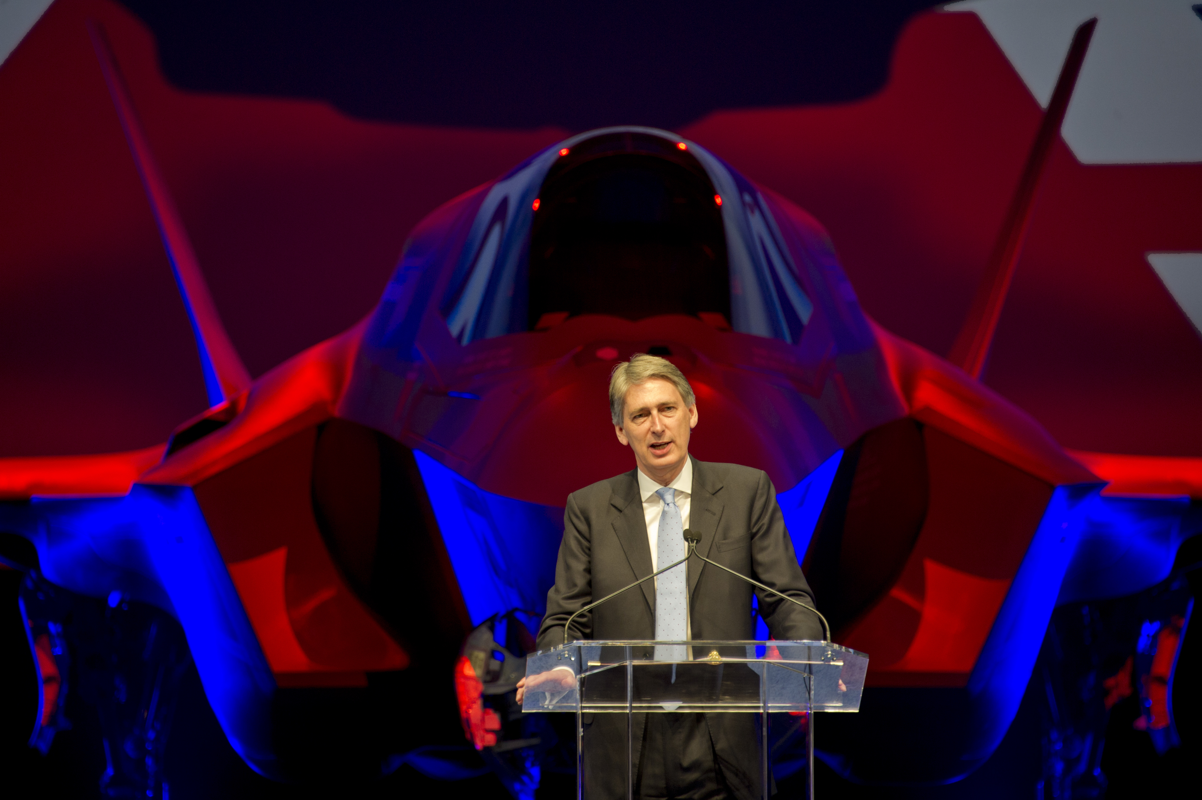 F-35 BK-1 Acceptance Ceremony - Philip Hammond