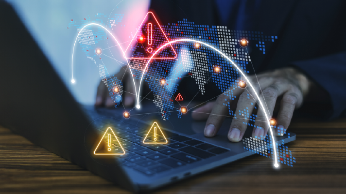 Abstract image to promote the blog titled Supply Chain Assessment and Risk