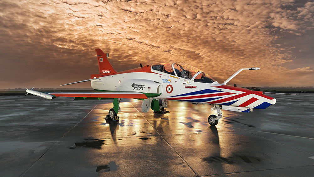 Image of the Advanced Hawk, which was unveiled at Aero India 2017
