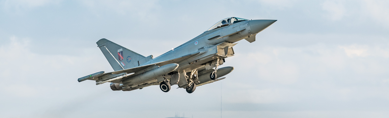 IPA5, one of the fleet of Instrumented Production Aircraft, takes to the skies.