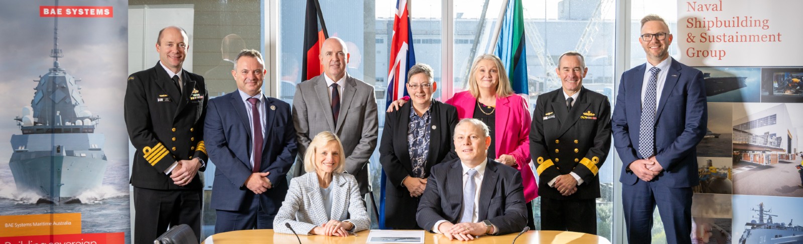 The contract signing