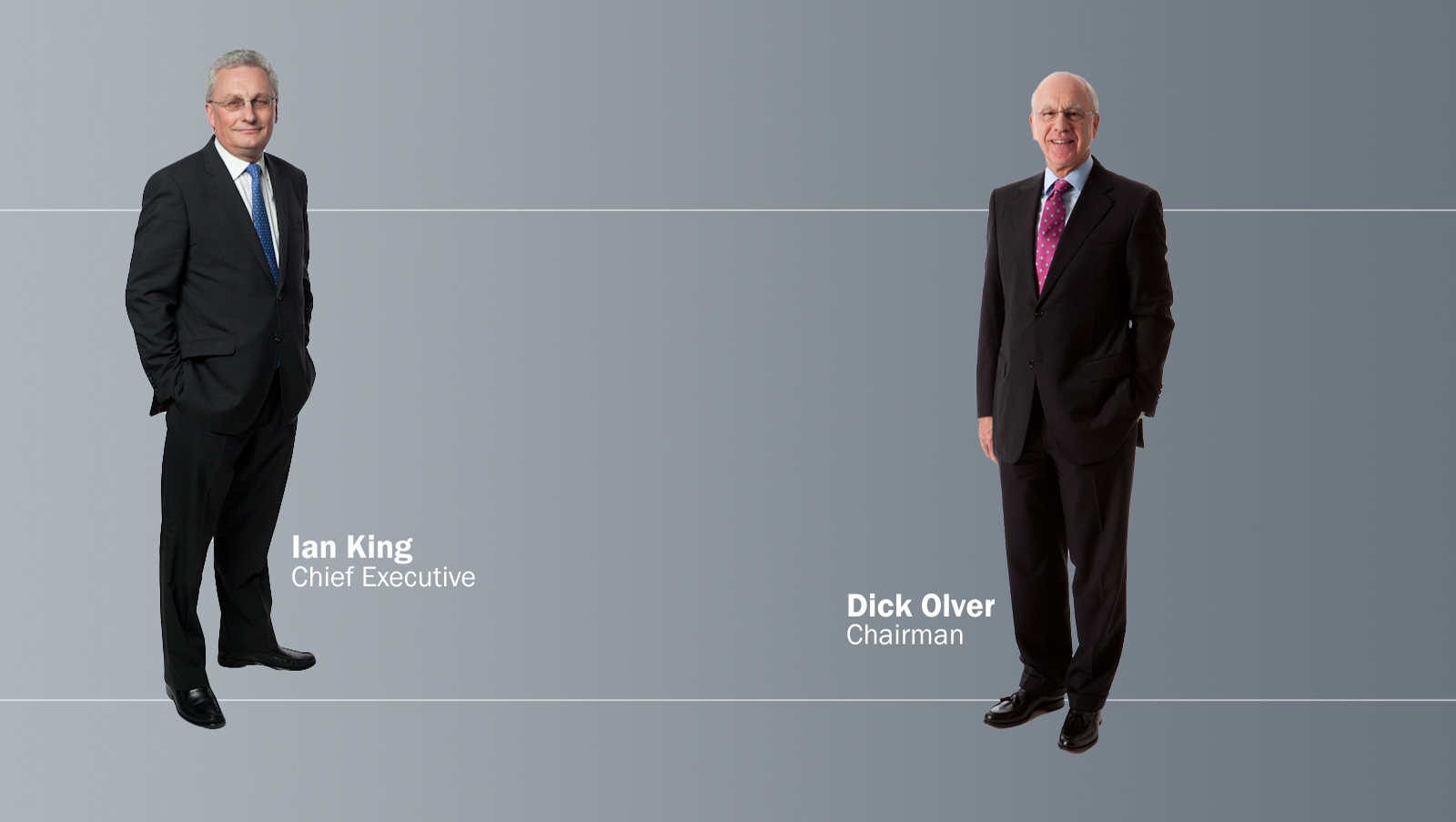 Ian King and Dick Olver