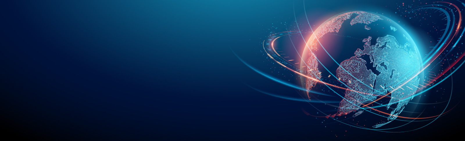 Cyber services for telecommunications banner