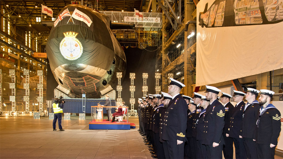 Image of Audacious and her crew