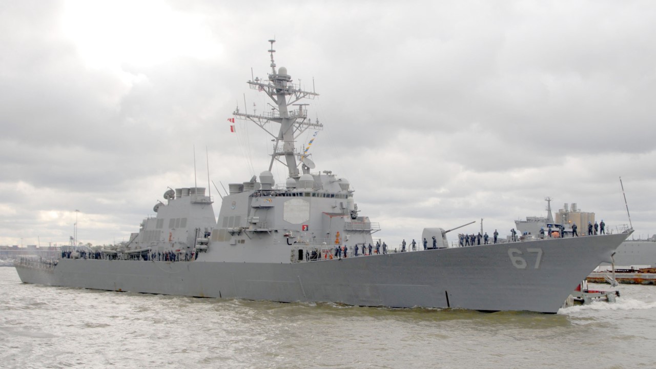 BAE Systems will modernize the guided-missile destroyer USS Cole (DDG 67) under a new 36.6 million contract from the U.S. Navy. U.S. Navy photo.