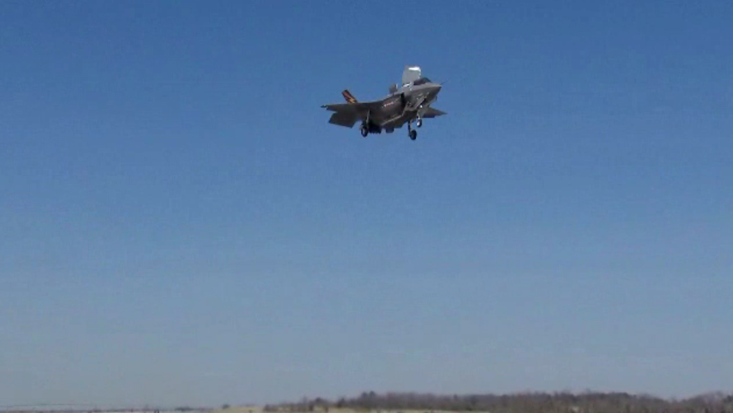 F-35 STOVL Vertical Landing