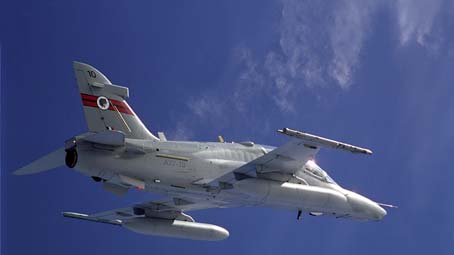 Hawk Lead-In Fighter in flight